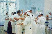 Ilya Repin The Surgeon Evgueni Vasilievich Pavlov in the Operating Theater Germany oil painting artist